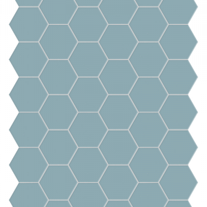 Dlažba Hexa Azure Mist | modrá | 160x140 mm | mat