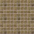 Keramická Mozaika METALLIC | 25x25 mm | zlatá relief mat/lesk