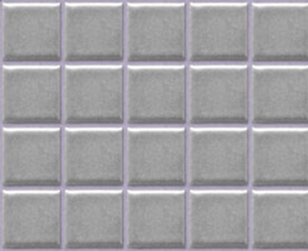 Keramická Mozaika METALLIC | 25x25 mm | stříbrná mat