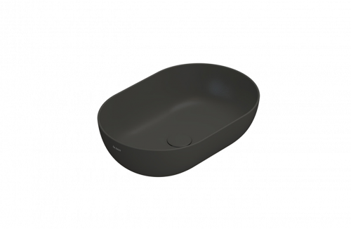 Umyvadlo na desku T-EDGE | 540x360x160 | Antracitová mat