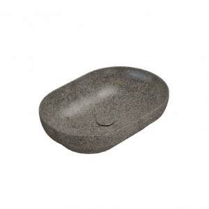 Umyvadlo T-EDGE | 600x410x140 | Peperino Grigio mat