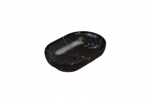 Umyvadlo T-EDGE | 600x410x140 | Portoro Nero mat