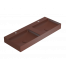 Dvojumyvadlo T-EDGE | 1200 x 470 x 120 | na desku nebo závěsné | Cihlová mat