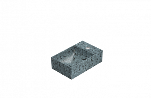 Umyvadlo T-EDGE | 400x250x120 | Tyrkysová drť mat