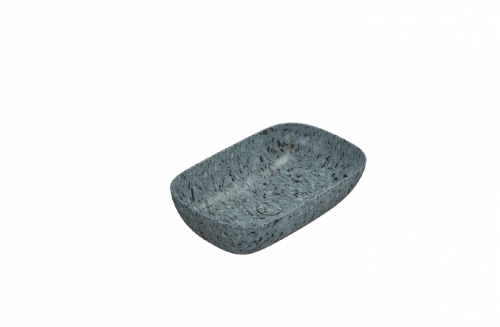 Umyvadlo T-EDGE | 600x380x160 | Tyrkysová drť mat