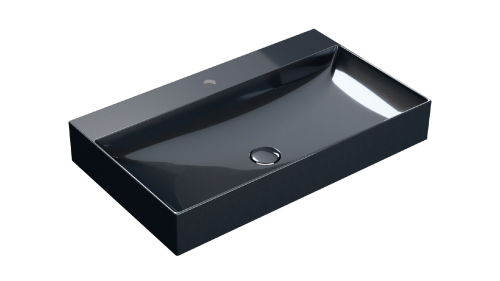 Umyvadlo T-EDGE | 800x470x120 | Dehet lesk