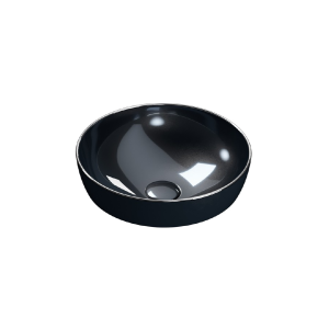 Umyvadlo T-EDGE | 370x370x140 | Dehet lesk