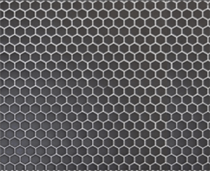 Mozaika Hexagon černá | mat