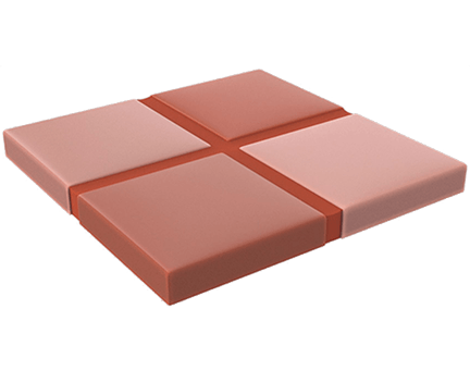 Barevná cementová spárovací hmoty | terracotta