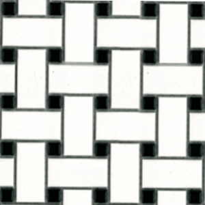 Mozaika Mix Formats bílá/černá
