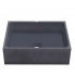 Umyvadlo BOX MINI 340 x 260 x 110  | na desku | antracit | beton
