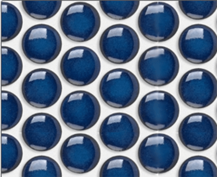 Keramická Mozaika GRAPE | ⌀ 19 mm | kobaltově modrá lesk