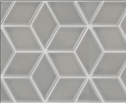 Keramická Mozaika QUADRIO | 48x48 mm | šedá lesk