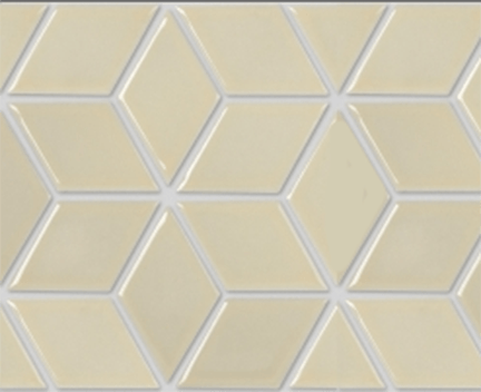 Keramická Mozaika QUADRIO | 48x48 mm | slonová kost lesk