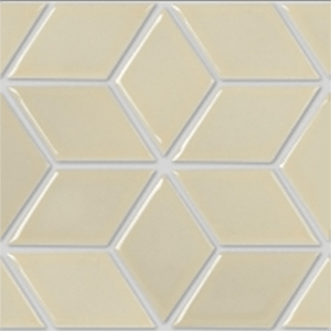 Keramická Mozaika QUADRIO | 48x48 mm | slonová kost lesk