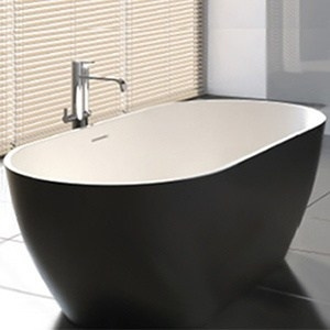 Vana Riho Bilbao BS12 | samostatně stojící | 1500 x750 | bílá/černá glossy