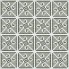 Keramická Mozaika PIXLA | 9,5x9,5x5 mm |  šedo-černo-bílá