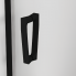CAS2 | Posuvné dveře s pevnou stěnou v rovině | CADURA | 1300 x 2000 | pevný díl vpravo | černá