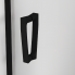 CAW2 | Posuvné dveře s pevnou stěnou v rovině | CADURA | 1800 x 2000 | černá | pevný díl vpravo