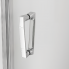 CAS2 | Posuvné dveře s pevnou stěnou v rovině | CADURA | 1000 x 2000 | pevný díl vlevo | chrom