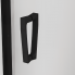 CAW2 | Posuvné dveře s pevnou stěnou v rovině | CADURA | 1800 x 2000 | černá | pevný díl vpravo