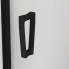 CAS2 | Posuvné dveře s pevnou stěnou v rovině | CADURA | 1100 x 2000 | pevný díl vlevo | černá