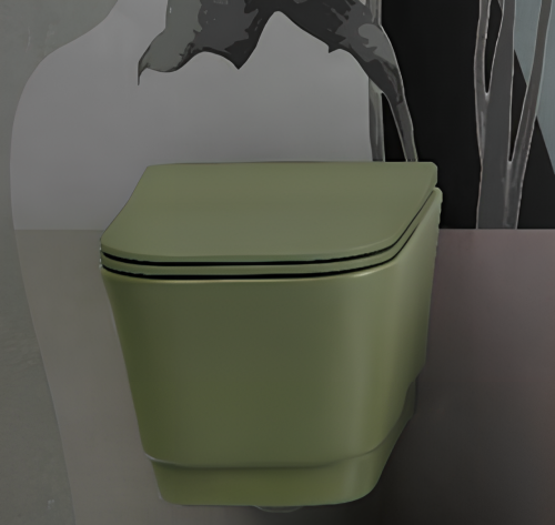 WC IDEA | 500 x 340 x 280 | závěsné | Rimless | Aloe mat