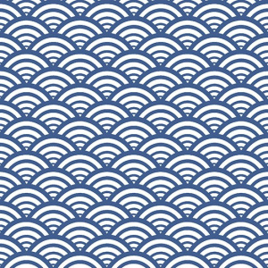 Dlažba Kintsugi 20 | Japan Blue | 201,3x201,3 mm | lesk