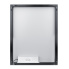 Koupelnové podsvícené LED zrcadlo | 600 x 800 | černá mat | 2x senzor