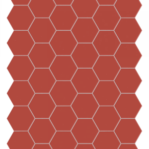 Dlažba Hexa Cherry Pie | červená | 160x140 mm | mat