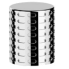 Podomítkový modul CELEBRITY CHESTER | pákový jednocestný | chrom černý broušený
