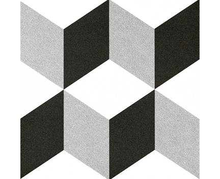 Dlažba Neocim Plus Décors Cubique Titane | 200x200 | dekor