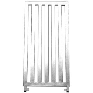Radiátor Darius | 600x1800 mm | černá strukturální mat