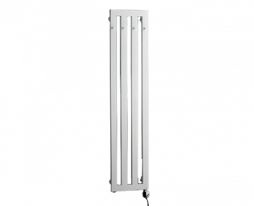 Radiátor Darius s háčky | 326x1800 mm | stříbrná strukturální mat