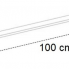 Fixační tyč Grid/LUCID 1600  | černá mat | stěna