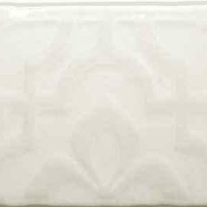 Obklad Stucci All white decor | bílá | 75x230 mm | lesk