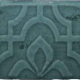Obklad Stucci Tiffany decor | zelená | 75x230 mm | lesk