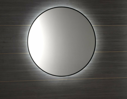 LED podsvícené zrcadlo | SHARON | 80 | černá