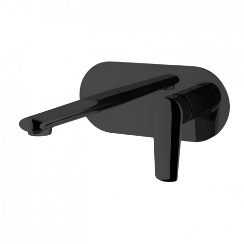 Umyvadlová baterie podomítková | páková | černá mat | VANITY