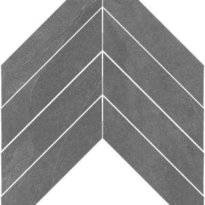 Chevron Brazilian Slate Elephant Grey | 120x530 | mat