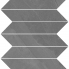Chevron Brazilian Slate Elephant Grey | 120x530 | mat