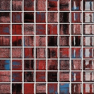 Mozaika Fantasy Red Pepper | červená | 316 x 316 mm | lesk