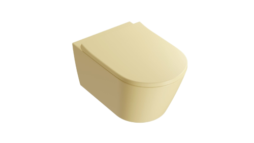 WC Forty3 | 550x360x340 | závěsné | CLEANSTORM® | Hořčicově žlutá mat