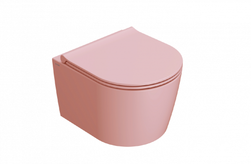 WC Forty3 | 430x360x330 mm | závěsné | Růžová mat