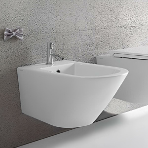 Bidet Forty3 | závěsný | 570x360x290 mm | Bílá lesk