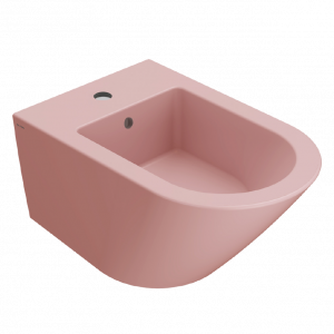 Bidet Forty3 | závěsný | 570x360x290 mm | Růžová mat