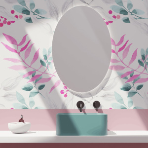 Umyvadlo na desku FRAME | 380 x 380 x 130 | Černá