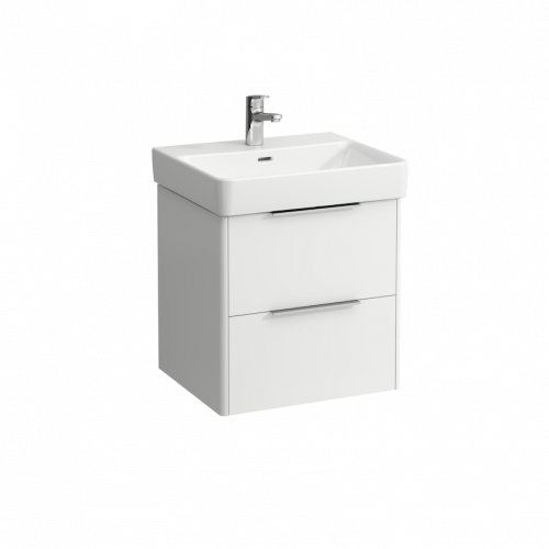 Skříňka Base - 2 x zásuvka | 520 × 531 × 438 | bílá mat