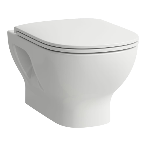 WC set LUA - Basic | závěsný | 520 x 360 x 345 | bílá | rimless