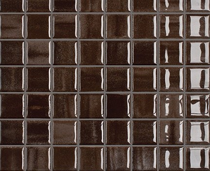 Mozaika Glossy Cocoa | hnědá | 316 x 316 mm | lesk